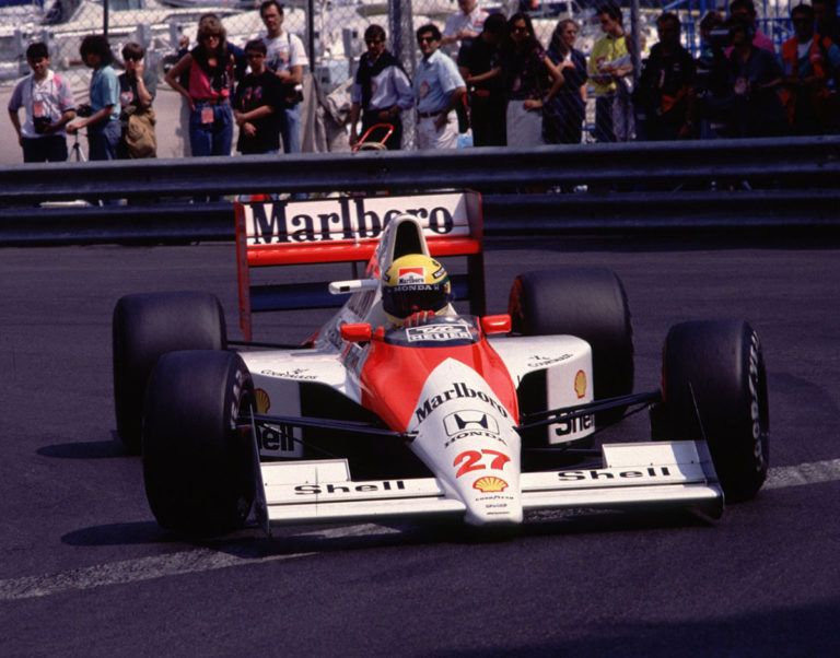 The iconic Marlboro livery used in Formula 1, Rally and other racing series.