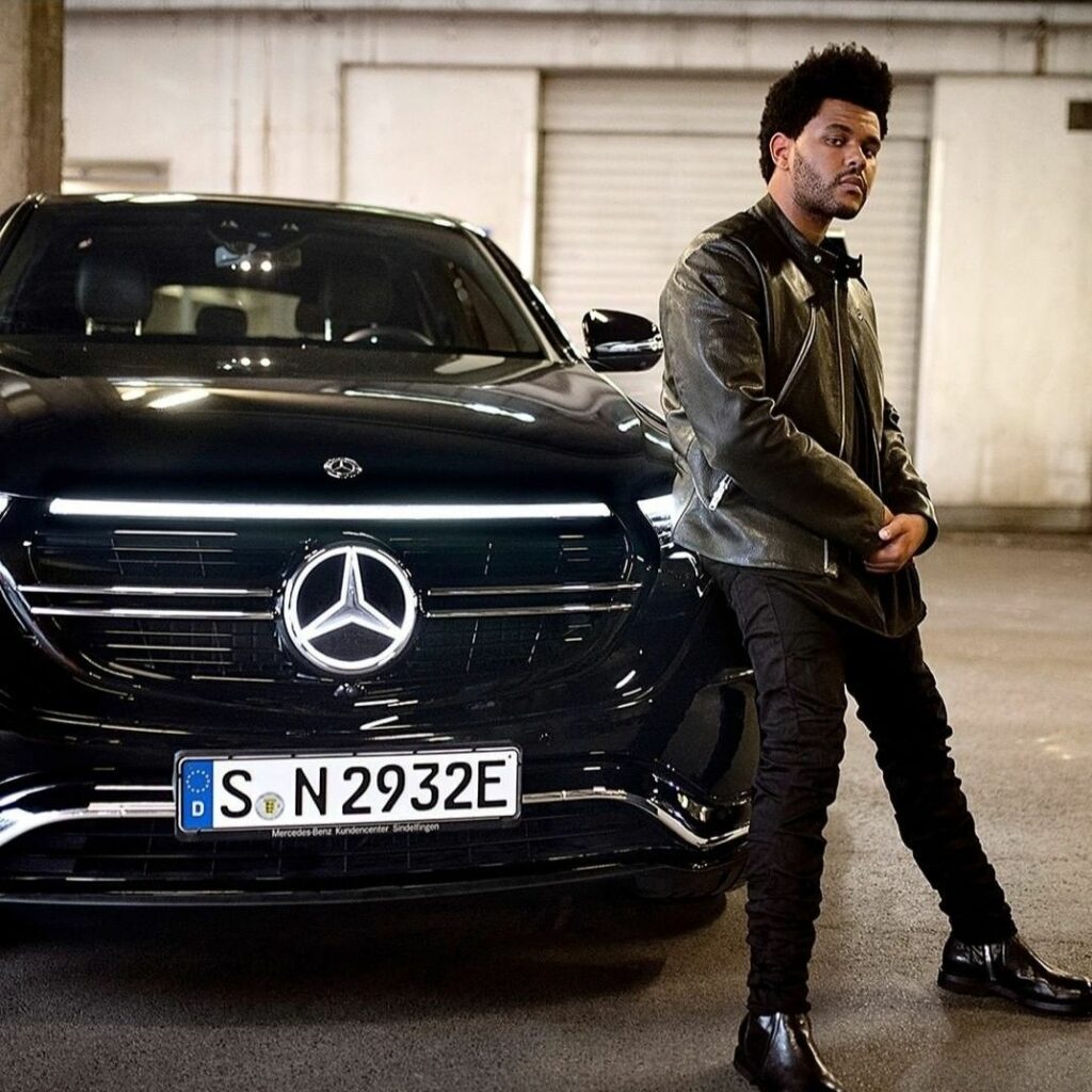 The Weeknd Cars: Mercedes EQC